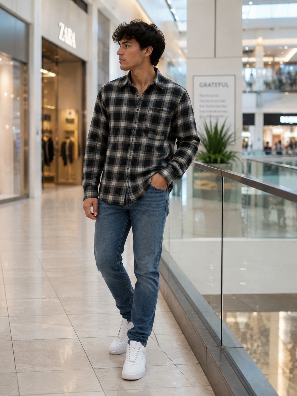 Men's Blue Slim Fit Jeans - Classic Everyday Style